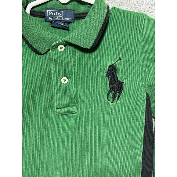 Ralph Lauren Polo Green And Black Big Pony #3 Boys Size 24 Months Preppy - Picture 2 of 9